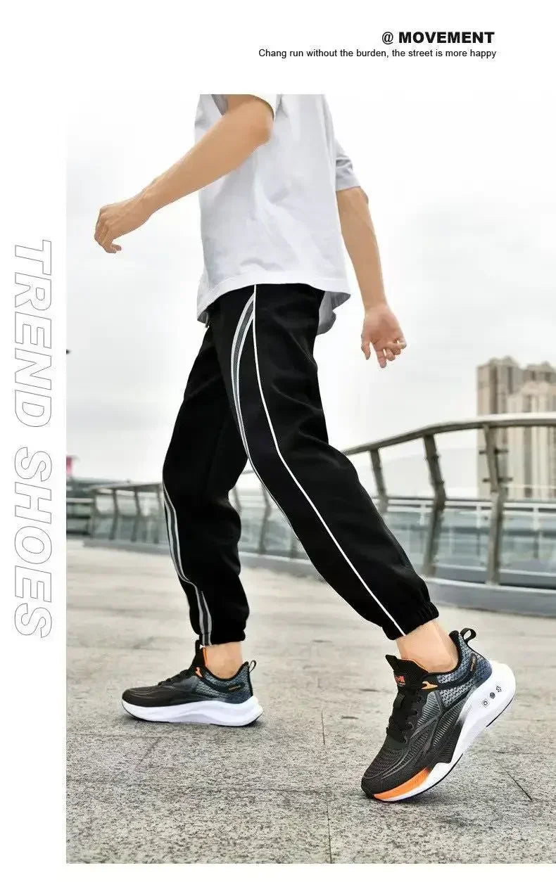 Men’s Lightweight Running & Walking Sneakers – Breathable Lace-Up